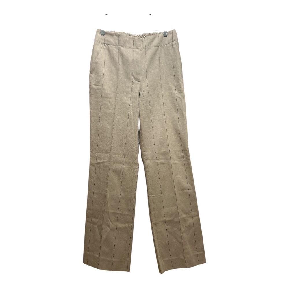 NWT Thakoon Pinstripe High waisted Trouser, Khaki - 10